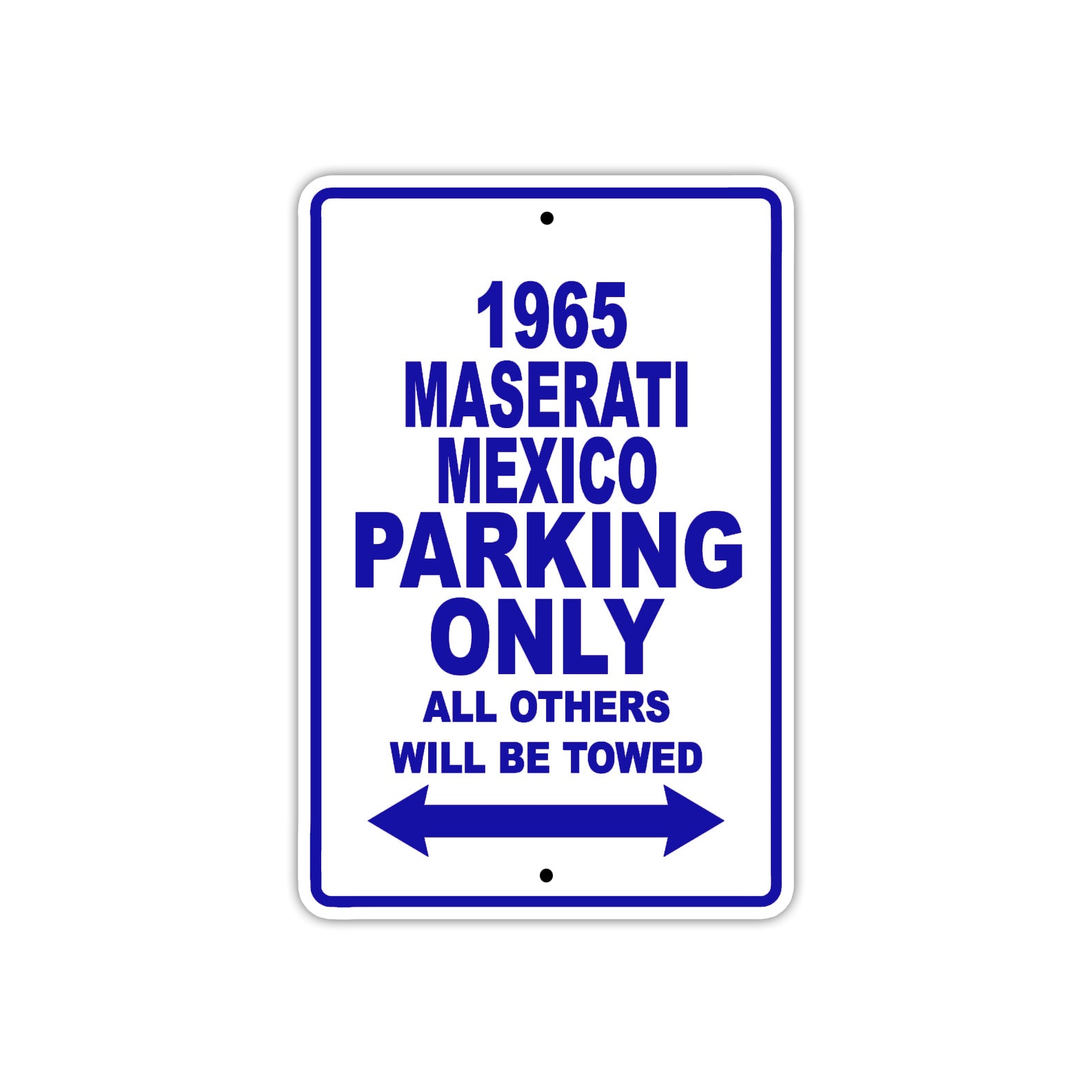 1965 Maserati Mexico Parking Only All Others Will Be Towed