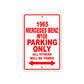 1965 Mercedes Benz W108 Parking Only All Others Will Be Towed