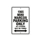 1965 Mini Marcos Parking Only All others Will Be Towed 