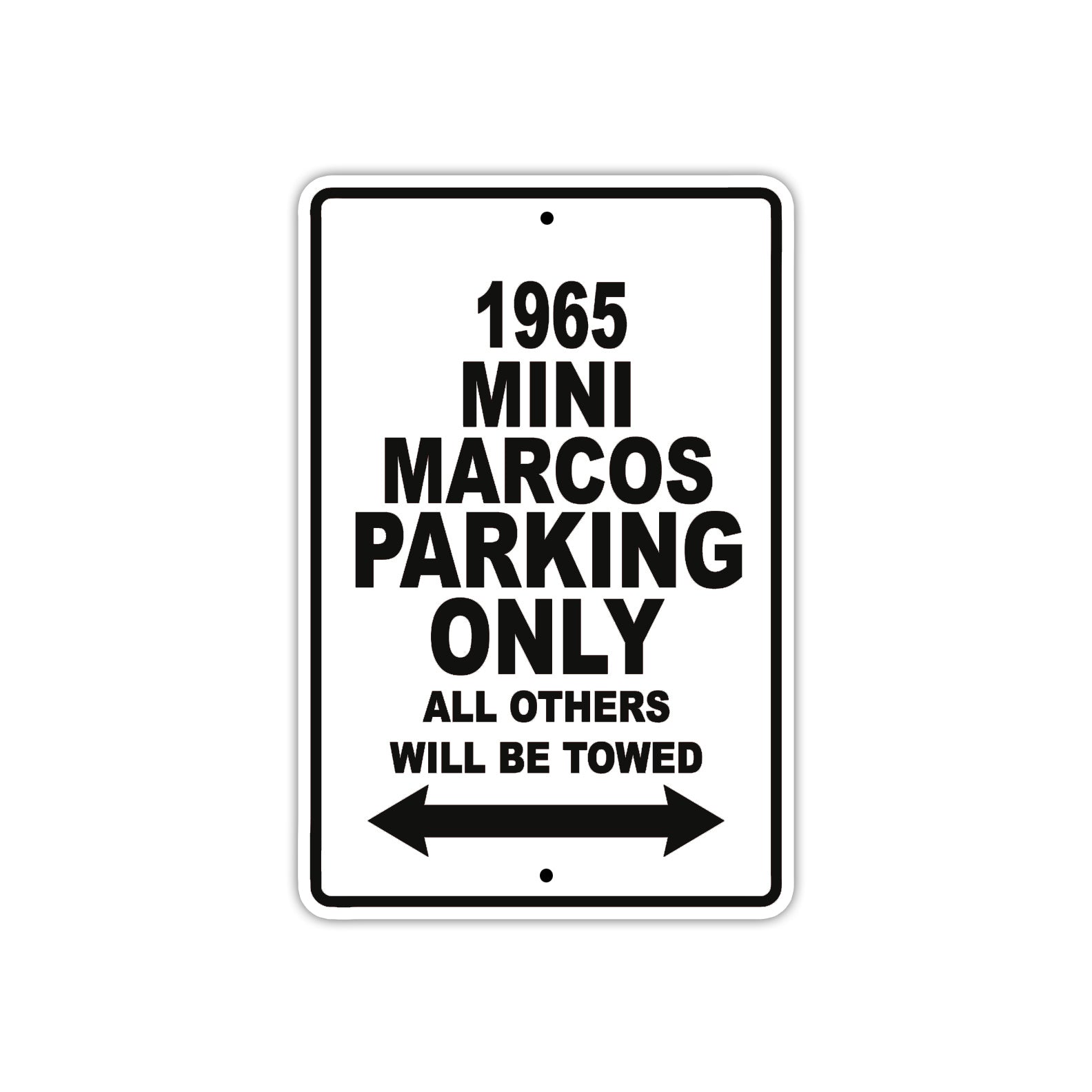 1965 Mini Marcos Parking Only All others Will Be Towed 
