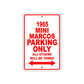 1965 Mini Marcos Parking Only All others Will Be Towed 