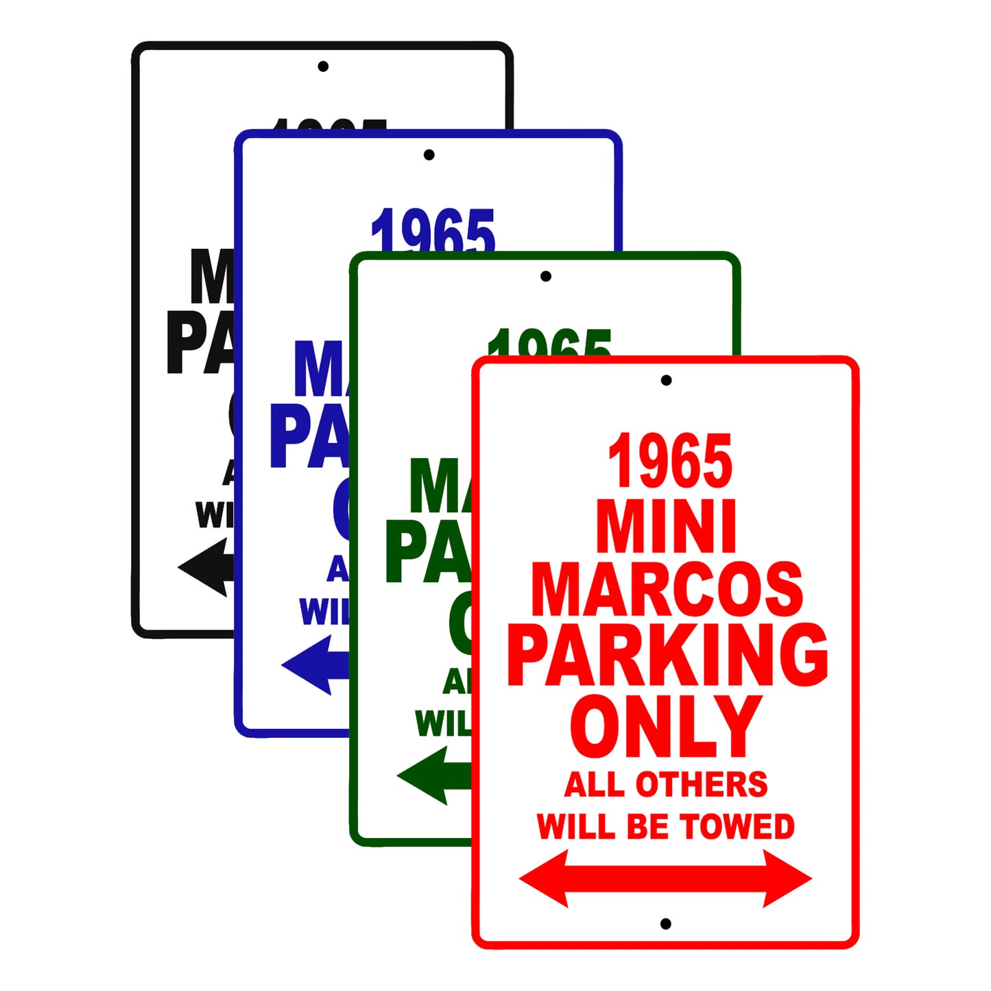 1965 Mini Marcos Parking Only All others Will Be Towed 
