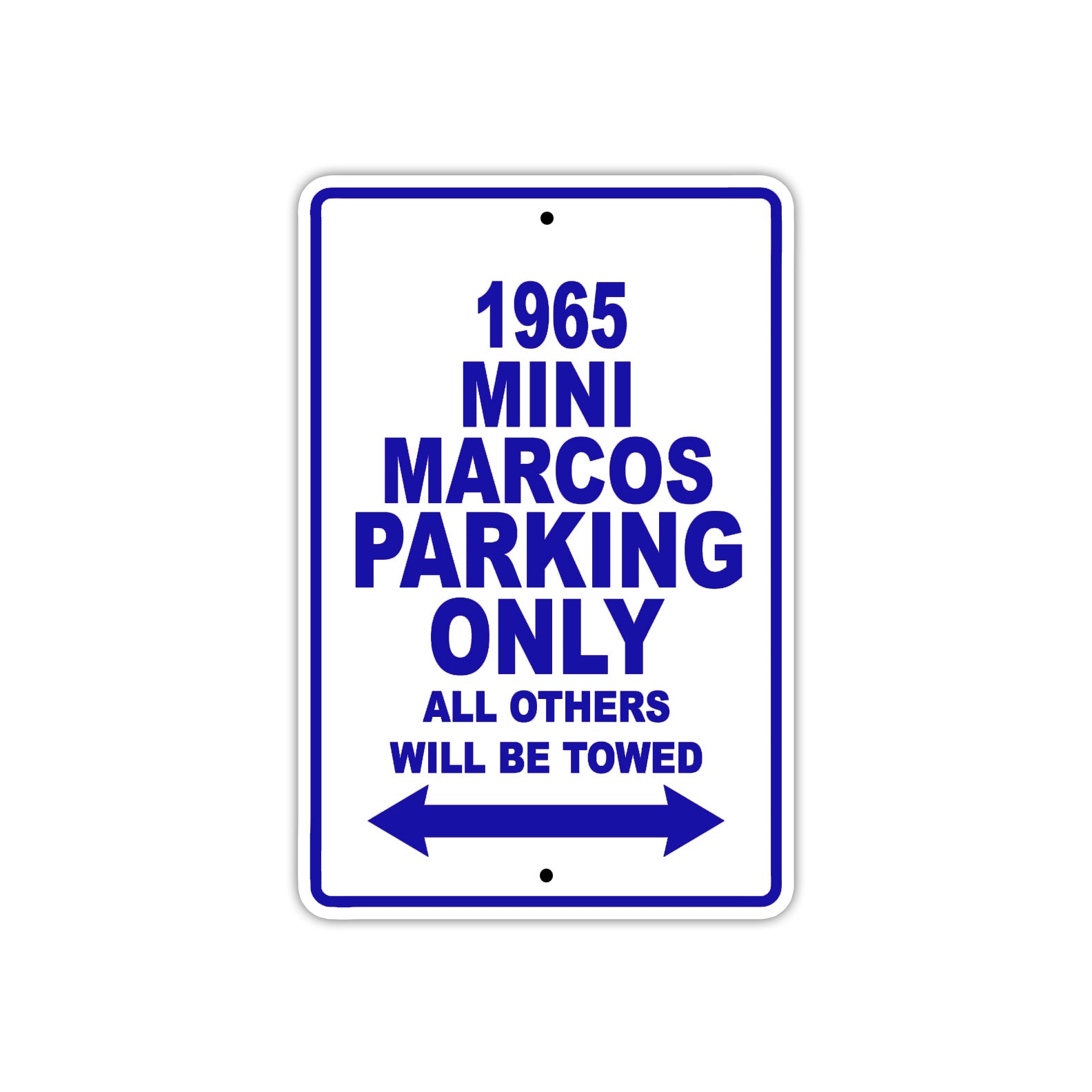 1965 Mini Marcos Parking Only All others Will Be Towed 