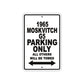 1965 Moskvitch G5 Parking Only All Others Will Be Towed 
