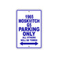 1965 Moskvitch G5 Parking Only All Others Will Be Towed 