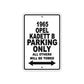 1965 Opel Kadett B Parking Only All Others Will Be Towed  