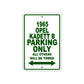 1965 Opel Kadett B Parking Only All Others Will Be Towed  