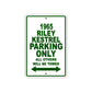 1965 Riley Kestrel Parking Only All Others Will Be Towed