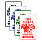 1965 Shelby Mustang Parking Only All Others Will Be Towed