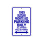 1965 Suzuki Fronte 800 Parking Only All Others Will Be Towed