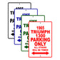 1965 Triumph 1300 Parking Only All Others Will Be Towed 