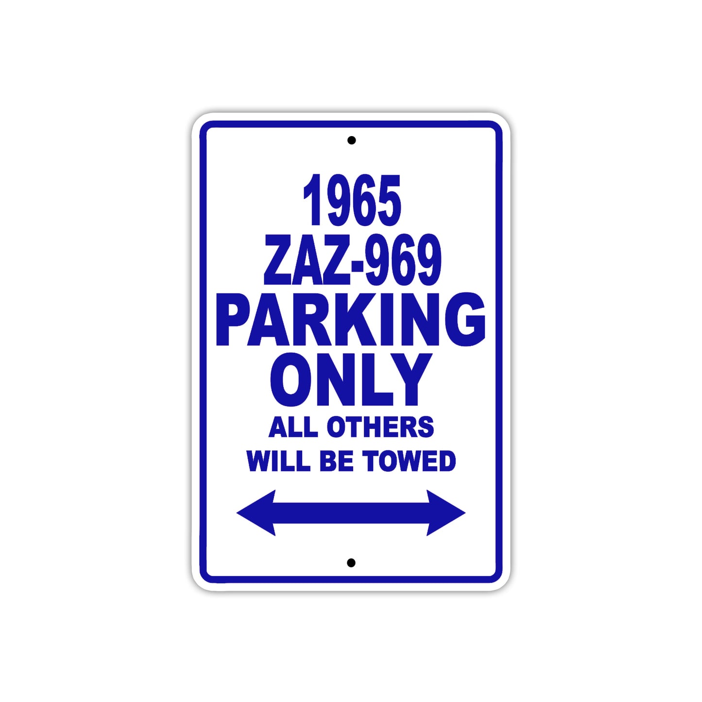 1965 ZAZ-969 Parking Only All Others Will Be Towed