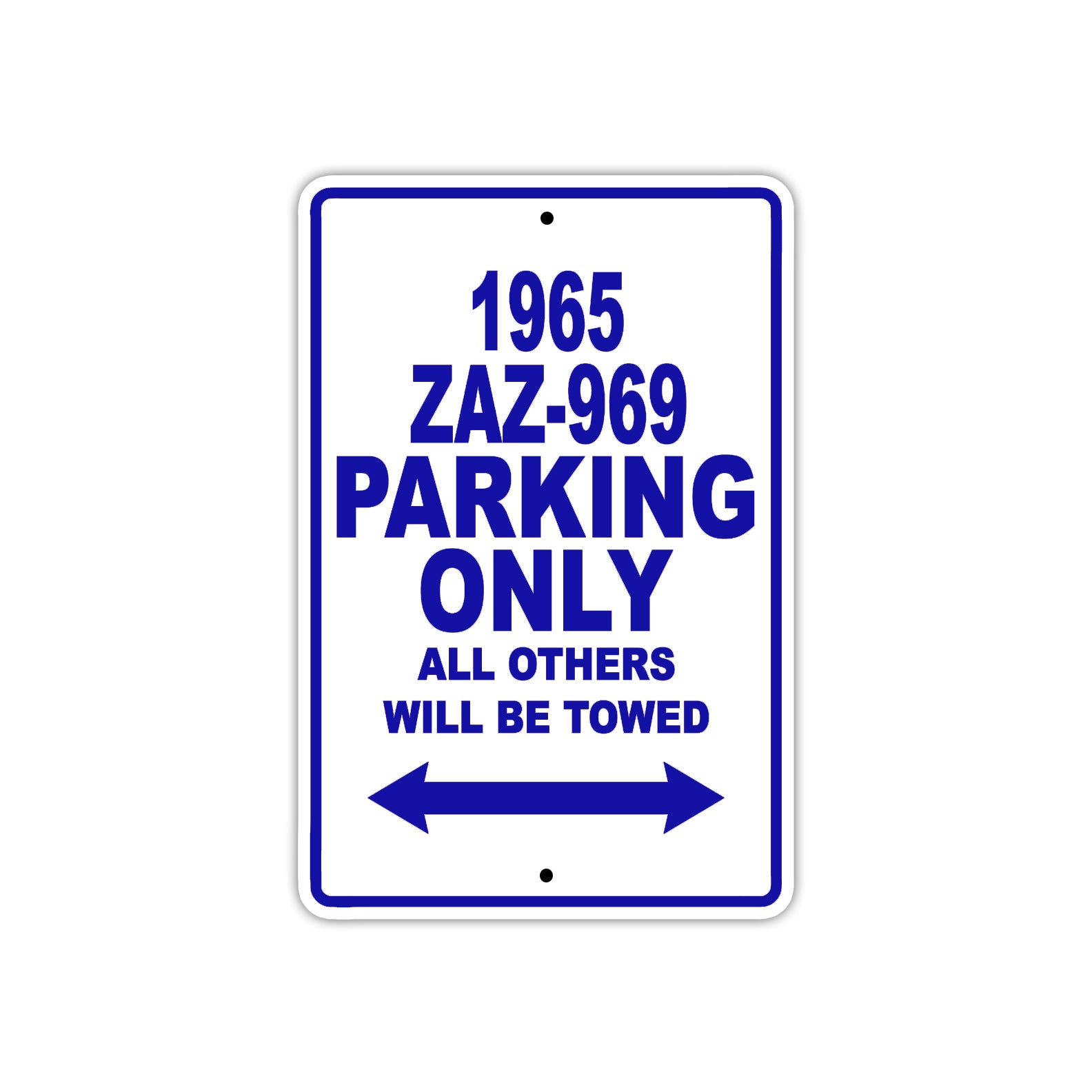 1965 ZAZ-969 Parking Only All Others Will Be Towed