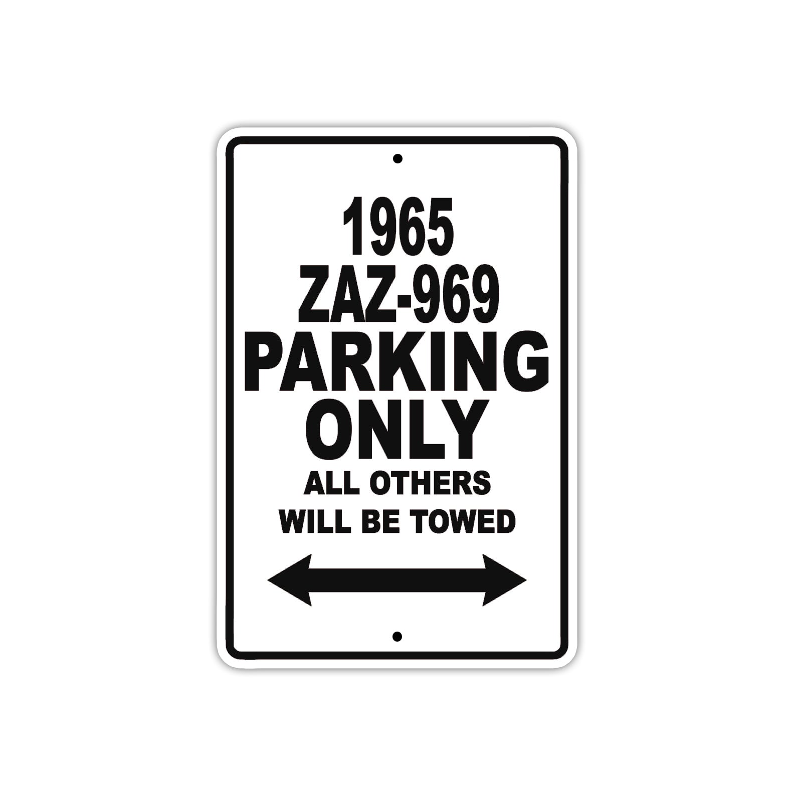 1965 ZAZ-969 Parking Only All Others Will Be Towed