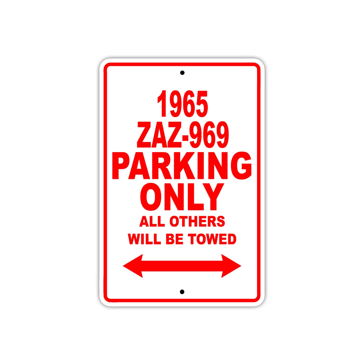 1965 ZAZ-969 Parking Only All Others Will Be Towed