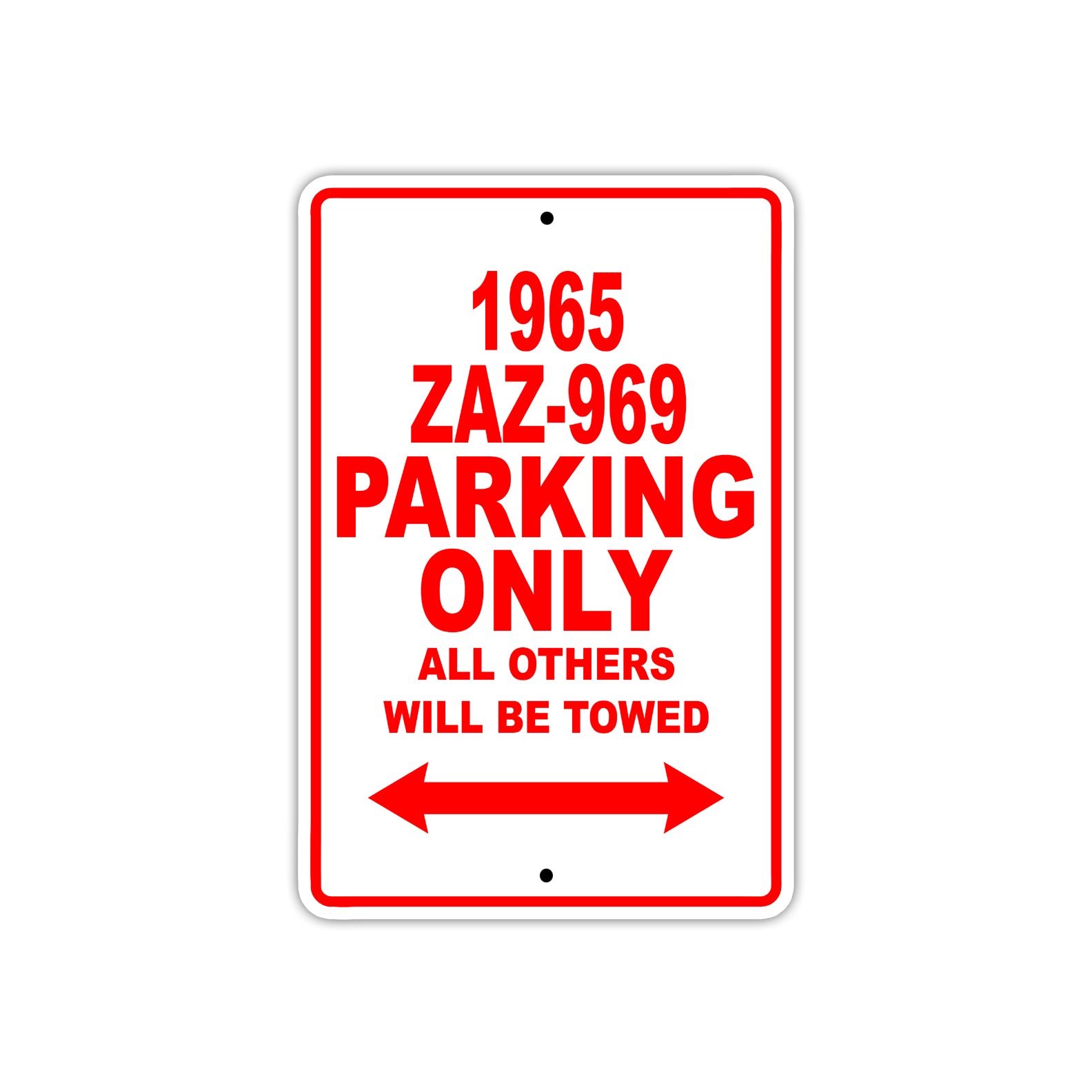 1965 ZAZ-969 Parking Only All Others Will Be Towed