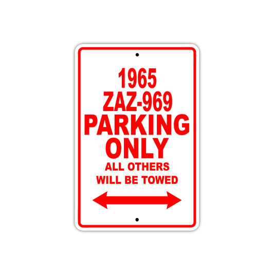 1965 ZAZ-969 Parking Only All Others Will Be Towed