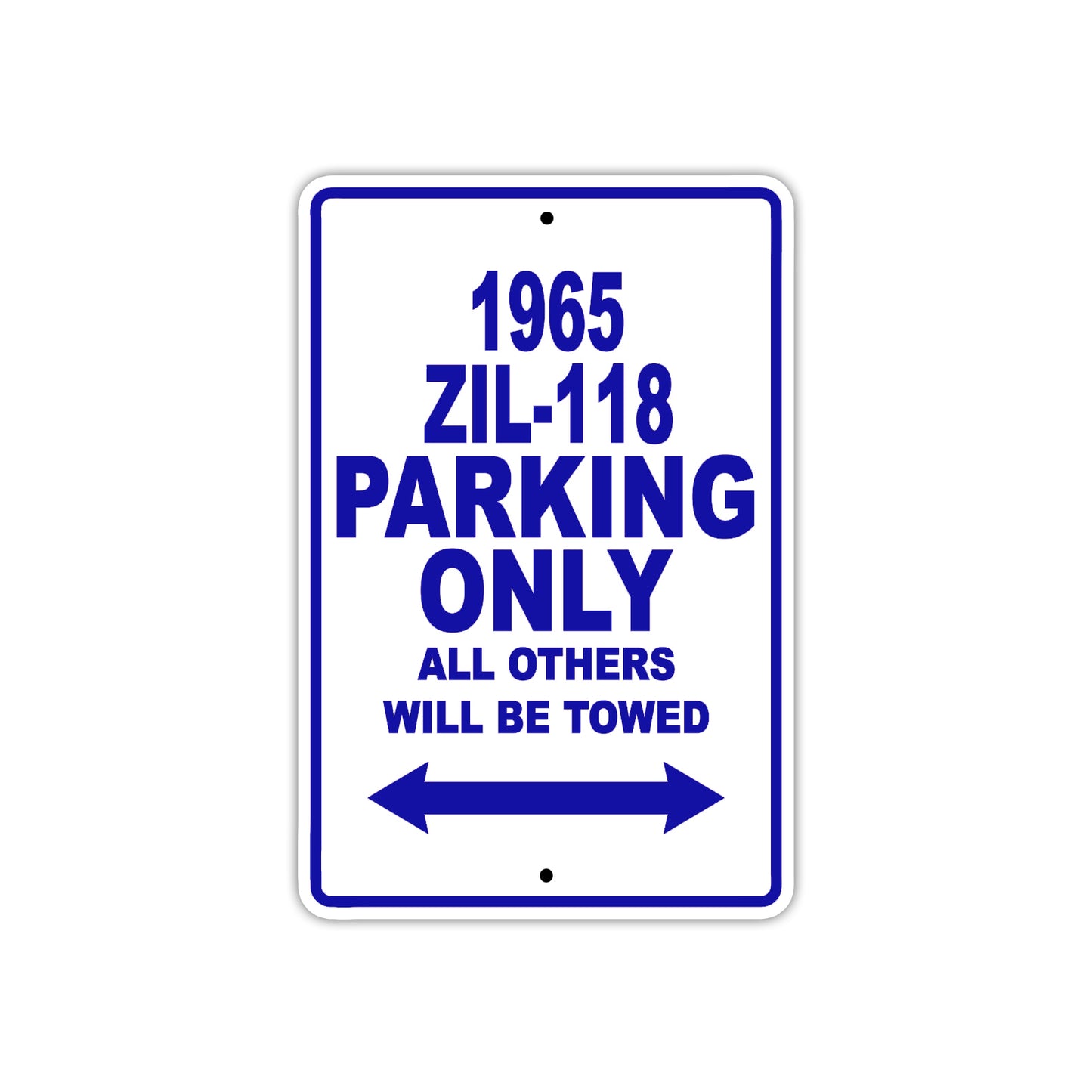 1965 ZIL-118 Parking Only All Others Will Be Towed
