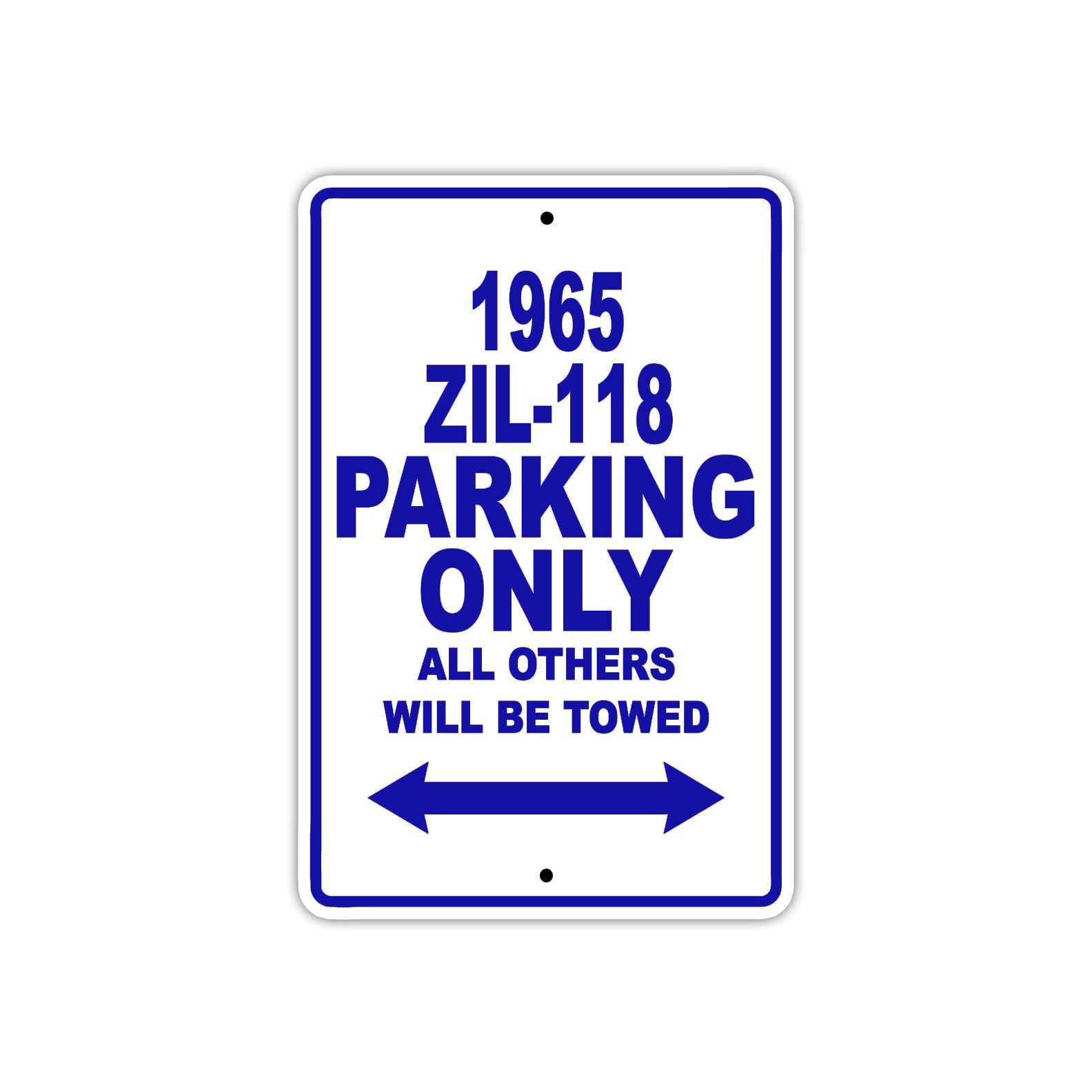 1965 ZIL-118 Parking Only All Others Will Be Towed