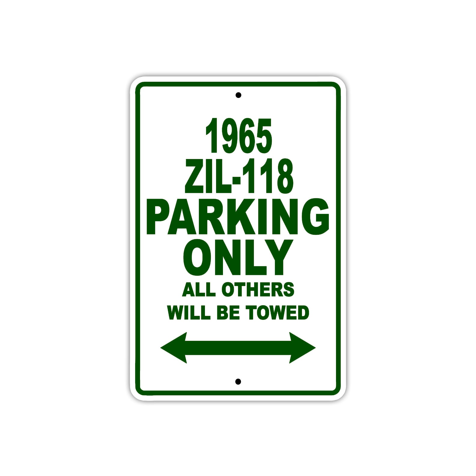 1965 ZIL-118 Parking Only All Others Will Be Towed