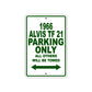 1966 Alvis TF 21 Parking Only All Others Will Be Towed