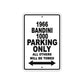 1966 Bandini 1000 Parking Only All Others Will Be Towed 