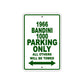 1966 Bandini 1000 Parking Only All Others Will Be Towed 