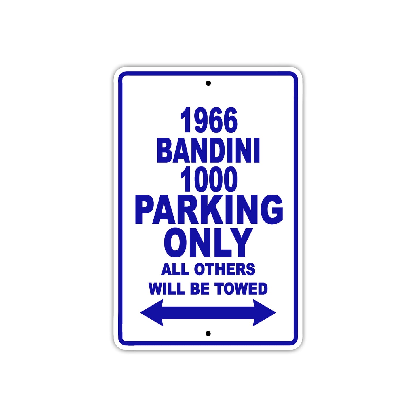 1966 Bandini 1000 Parking Only All Others Will Be Towed 
