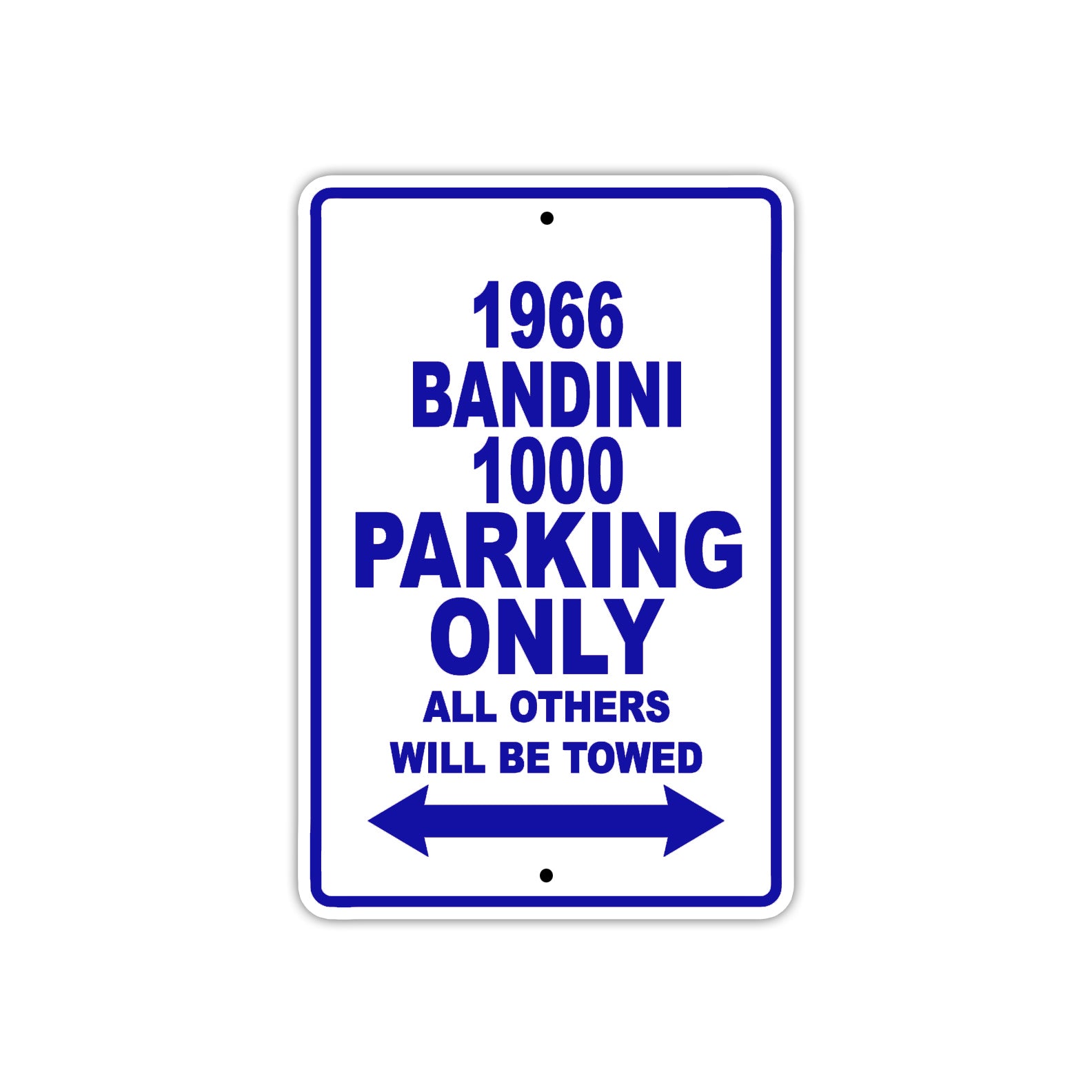 1966 Bandini 1000 Parking Only All Others Will Be Towed 