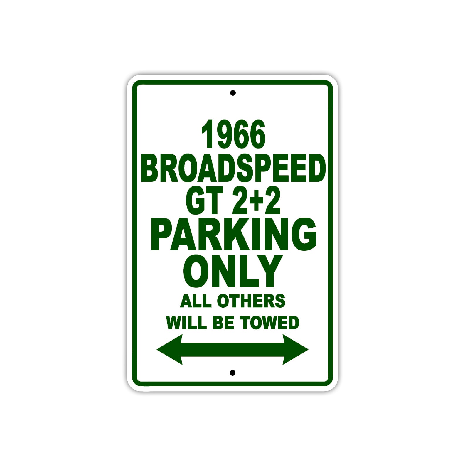 1966 Broadspeed GT 2+2 Parking Only All Others Will Be Towed