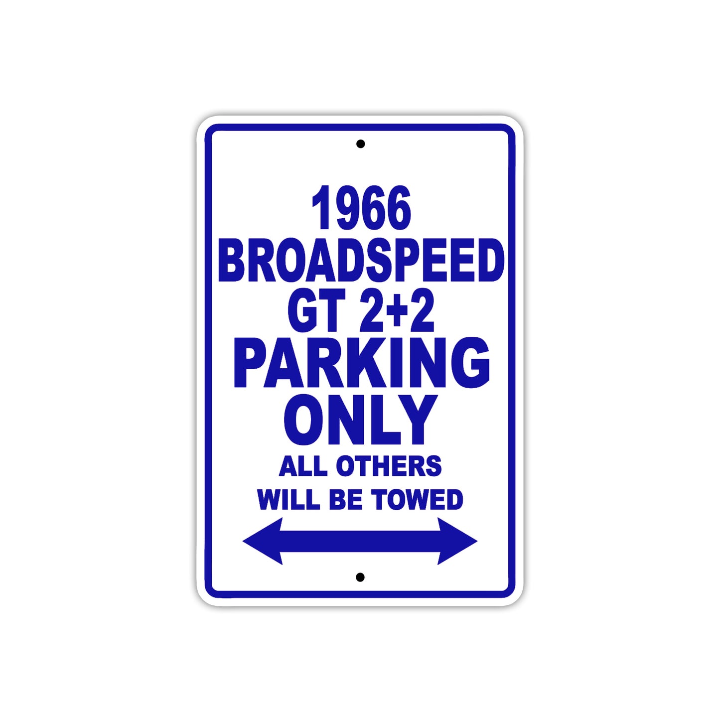 1966 Broadspeed GT 2+2 Parking Only All Others Will Be Towed