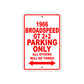 1966 Broadspeed GT 2+2 Parking Only All Others Will Be Towed