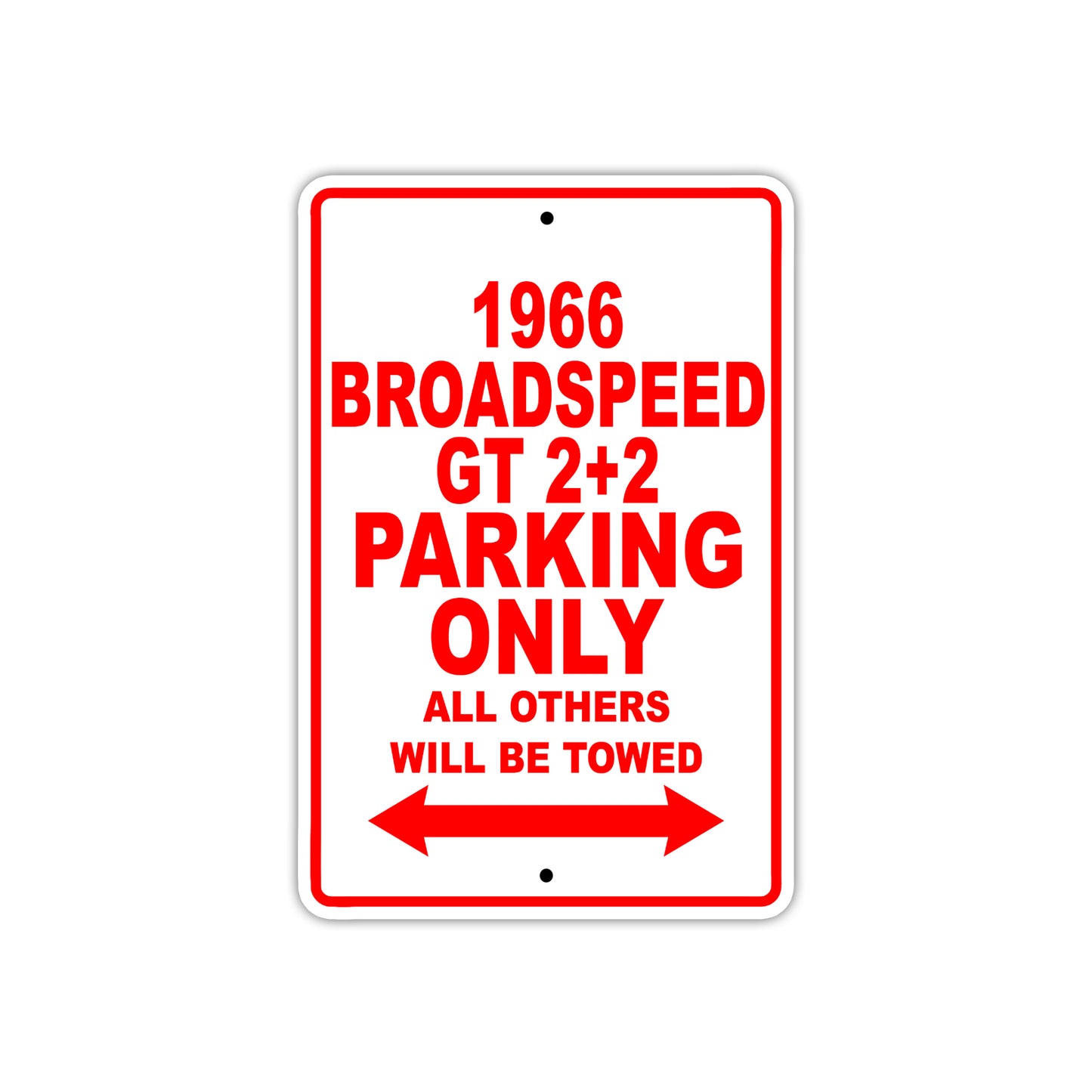 1966 Broadspeed GT 2+2 Parking Only All Others Will Be Towed