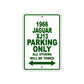 1966 Jaguar XJ13 Parking Only All Others Will Be Towed Sign Plate