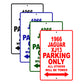 1966 Jaguar XJ13 Parking Only All Others Will Be Towed Signs