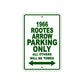 1966 Rootes Arrow Parking Only All Others Will Be Towed Signs