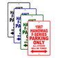 1967 Hanomag F-Series Parking Only All Others Will Be Towed Signs