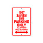 1967 Saviem SM8 Parking Only All Others Will Be Towed Sign