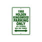 1968 Holden Kingswood Parking Only All Others Will Be Towed Sign Plate