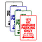 1970 AMC Ambassador Car Parking Only All Others Will Be Towed Signs