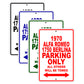 1970 Alfa Romeo 1750 Berlina Car Parking Only All Others Will Be Towed Signs