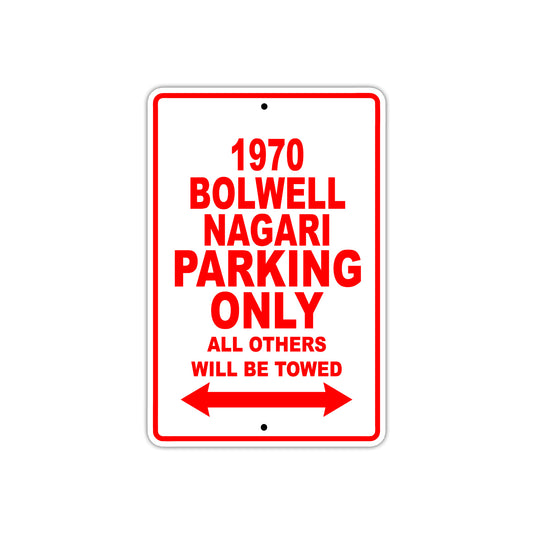 1970 Bolwell Nagari Car Parking Only All Others Will Be Towed Sign