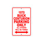 1970 Buick Centurion Car Parking Only All Others Will Be Towed Sign Plate