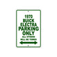1970 Buick Electra Car Parking Only All Others Will Be Towed Metal Sign