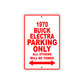 1970 Buick Electra Car Parking Only All Others Will Be Towed Sign