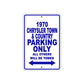 1970 Chrysler Town & Country Car Parking Only All Others Will Be Towed Metal Sign Plate