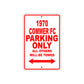 1970 Commer FC Car Parking Only All Others Will Be Towed Sign