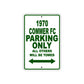 1970 Commer FC Car Parking Only All Others Will Be Towed Sign Plate
