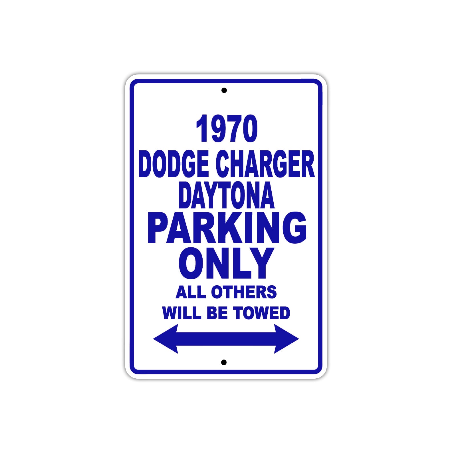 1970 Dodge Charger Daytona Car Parking Only All Others Will Be Towed Metal Sign Plate