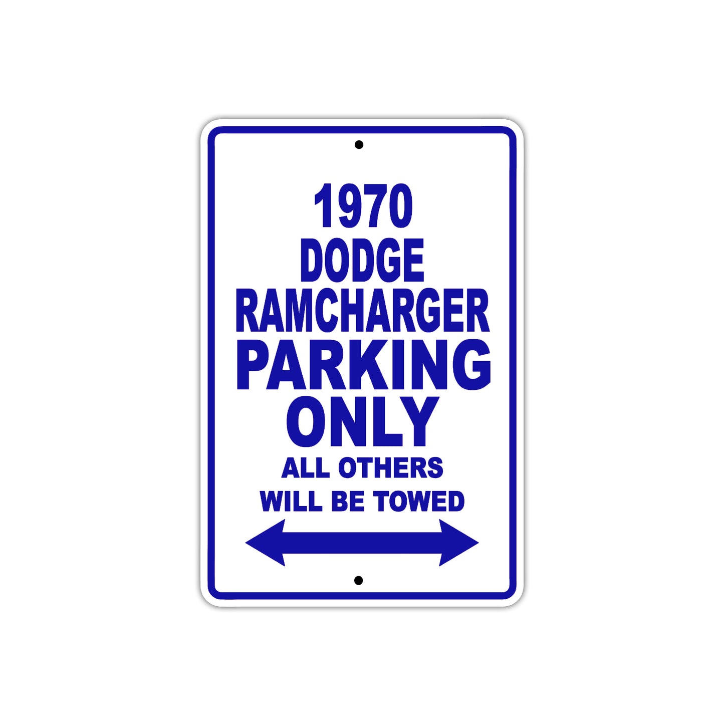 1970 Dodge Ramcharger Car Parking Only All Others Will Be Towed Metal Sign Plate 